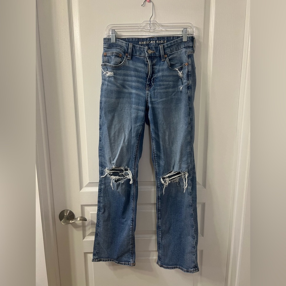 American Eagle Stretch Curvy Straight Jean